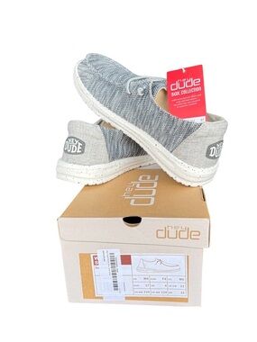 NIB W6 HeyDude Wendy Slip-On Sneakers in Heather Gray